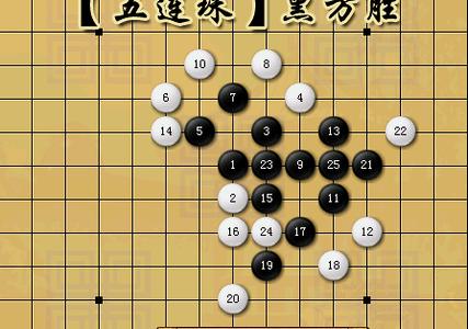 五子棋讲解 关于五子棋的棋形讲解