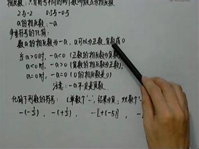 相反数教学反思 七年级数学相反数的教学反思与体会