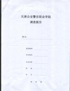 调研报告格式模板范文 大学生调研报告格式_大学生调研报告模板范文