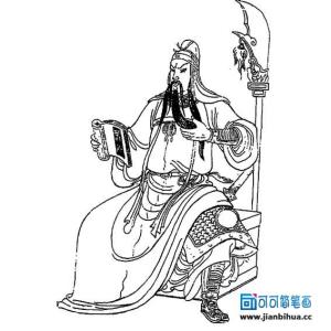 三国演义儿童简笔画 三国演义人物儿童简笔画图片