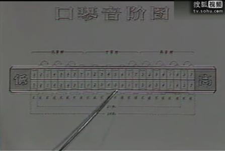 口琴入门24孔教学视频 复音口琴入门教学视频