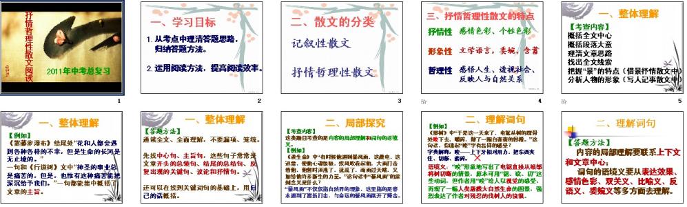 哲理性散文 初中哲理性散文