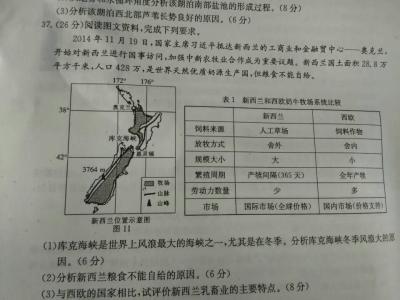 地理选修三试题及答案 高中地理选修三《区域发展差异》检测试题