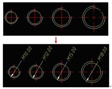 cad圆形标注 CAD怎样给圆形标注直径