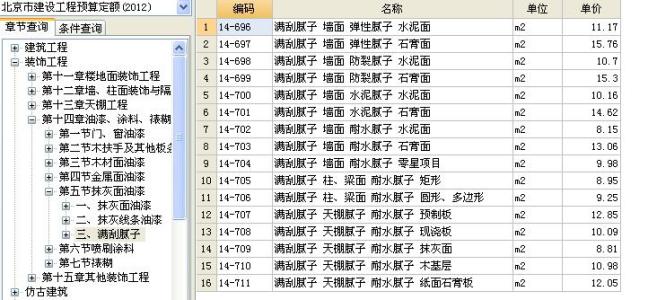 天棚刮腻子套什么定额 刮腻子套什么定额，如何计算？