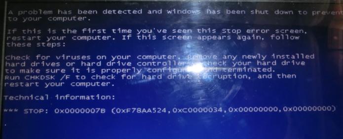 蓝屏代码0x000007b 电脑蓝屏0x000007b怎么办