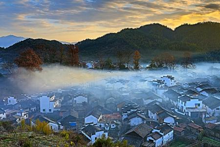 冬日乡村图片 乡村风景摄影作品欣赏