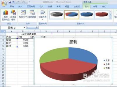 excel制作三维饼图 EXCEL2007怎样制作三维饼图