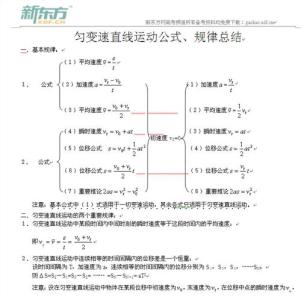 高中物理知识点口诀 高考物理知识点总结记忆口诀