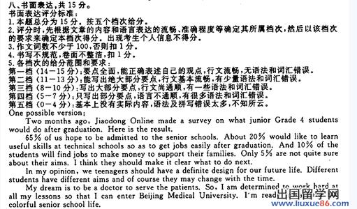 中考数学题型分析 中考英语必背文章品析