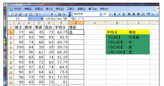 if and函数的双层运用 Excel中进行IF函数运用的操作方法