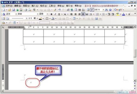 wps文字删除空白页 WPS文字怎么删除表格后空白页