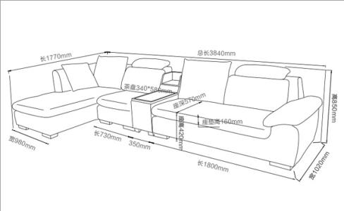沙发常用尺寸 常用沙发都有哪些尺寸 选沙发要选对尺寸