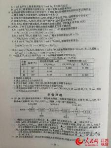 2016江苏高考化学 2016江苏高考化学模拟试卷及答案