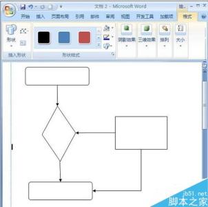 word2007流程图制作 Word2007中制作流程图的操作方法