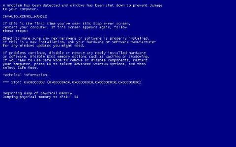 笔记本电脑蓝屏代码 笔记本电脑蓝屏代码查询