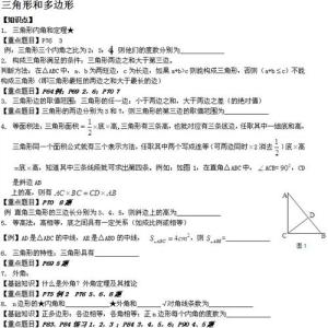 初一下册数学的知识点 人教版七年级数学下册知识点总结