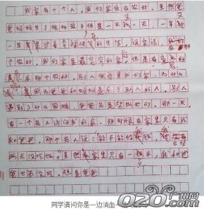 教师批改作文评语 观察作文批改评语_学生观察作文教师评语