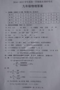 1焦耳表示物理意义 九年级上学期物理教学计划