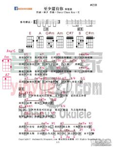 尤克里里弹唱教学视频 至少还有你尤克里里弹唱教学视频