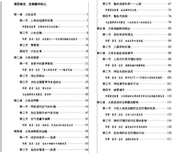 人教版七年级生物目录 人教版七年级生物上教材目录