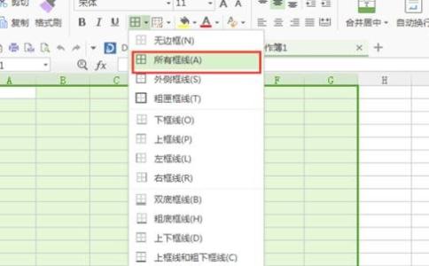 wpsppt表格边框线条 wps表格如何加框线