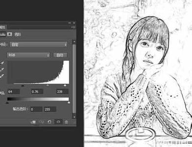 ps把照片变成素描效果 ps把图片变成素描效果方法