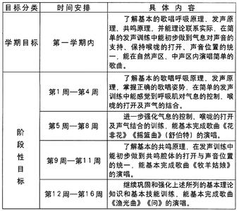 学期专业总结范文 声乐专业学期总结范文