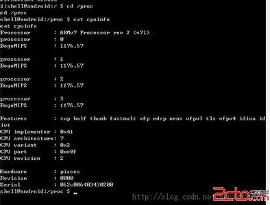 android 获取cpu信息 Android怎么获取cpu信息