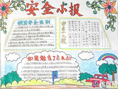 小学生科技小报素材 小学生安全小报手抄报的素材