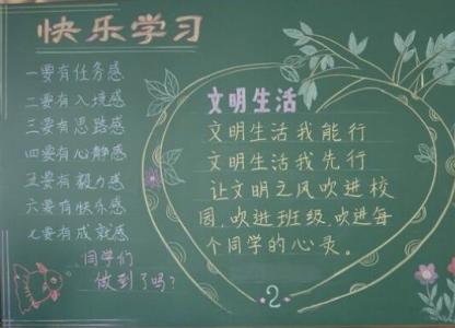 小学爱学习的黑板报图片