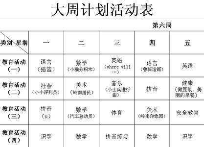 大班上学期班务总结 2017年大班上学期班务计划