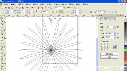 coreldraw旋转复制 coreldraw如何旋转复制对象