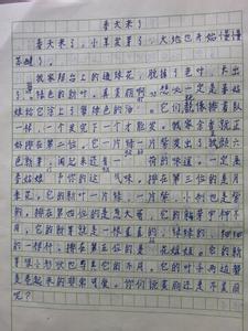 春天来了作文500字 有关于春天来了的500字写景作文