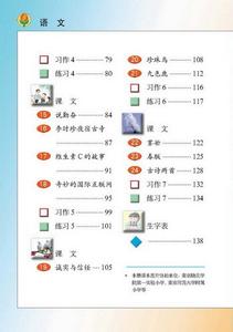 苏教版八年级语文目录 苏教版八年级语文上学期目录