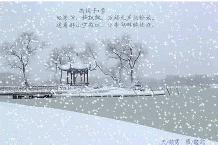 雪中悍刀行经典诗句 关于雪的经典英语小诗