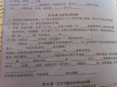 2017年7年级下册历史期末复习试题资料