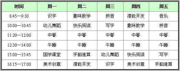 2017年学前班教学计划 学前班教学工作计划表