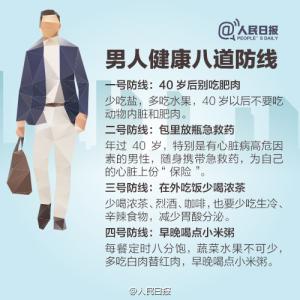 关于男性的健康小知识 男性健康的小知识