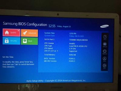 三星笔记本新版bios 三星笔记本bios设置