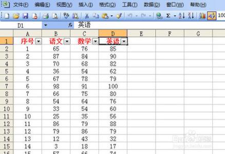 excel2010表格筛选 2010excel表格如何进行筛选