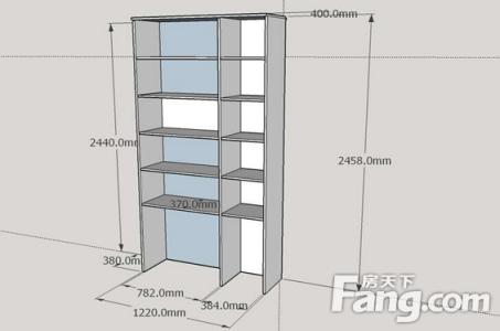 书柜高度尺寸 书柜尺寸规格是多少