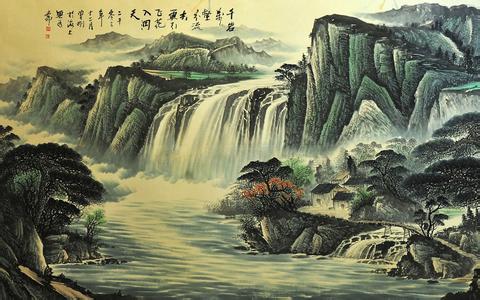 山水风景画图片大全 国画风景画图片大全_山水风景画图片大全