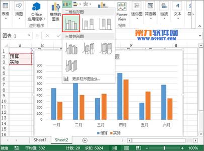 excel图表制作教程 excel2013图表的制作教程