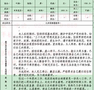 特岗年度考核个人总结 特岗教师年度考核思想工作总结