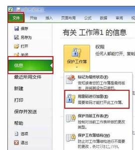 excel2010加密方法 Excel2010中加密设置的操作方法