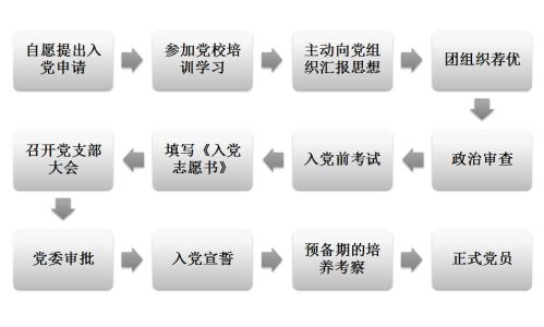 入党基本流程 入党基本程序_入党基本流程